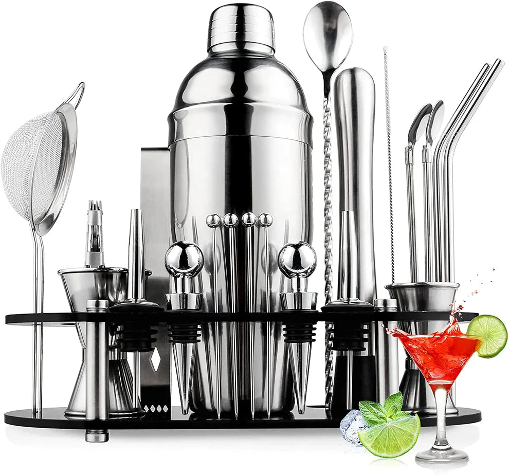Martini Shaker Set Bar Tools, Set Cocktails Shaker