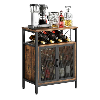 Wine Bar Cabinet, Coffee Bar Buffet Cabinet with Storage