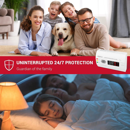 Carbon Monoxide Detector with 10 Year Life, UL2034 and EN 50291 Standard