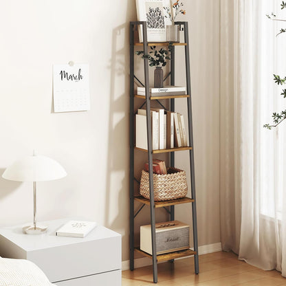 Ladder Shelf, Bookshelf Bookcase, Freestanding Corner Storage Shelve