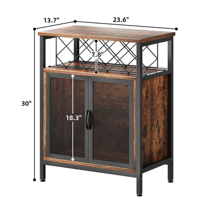 Wine Bar Cabinet, Coffee Bar Buffet Cabinet with Storage