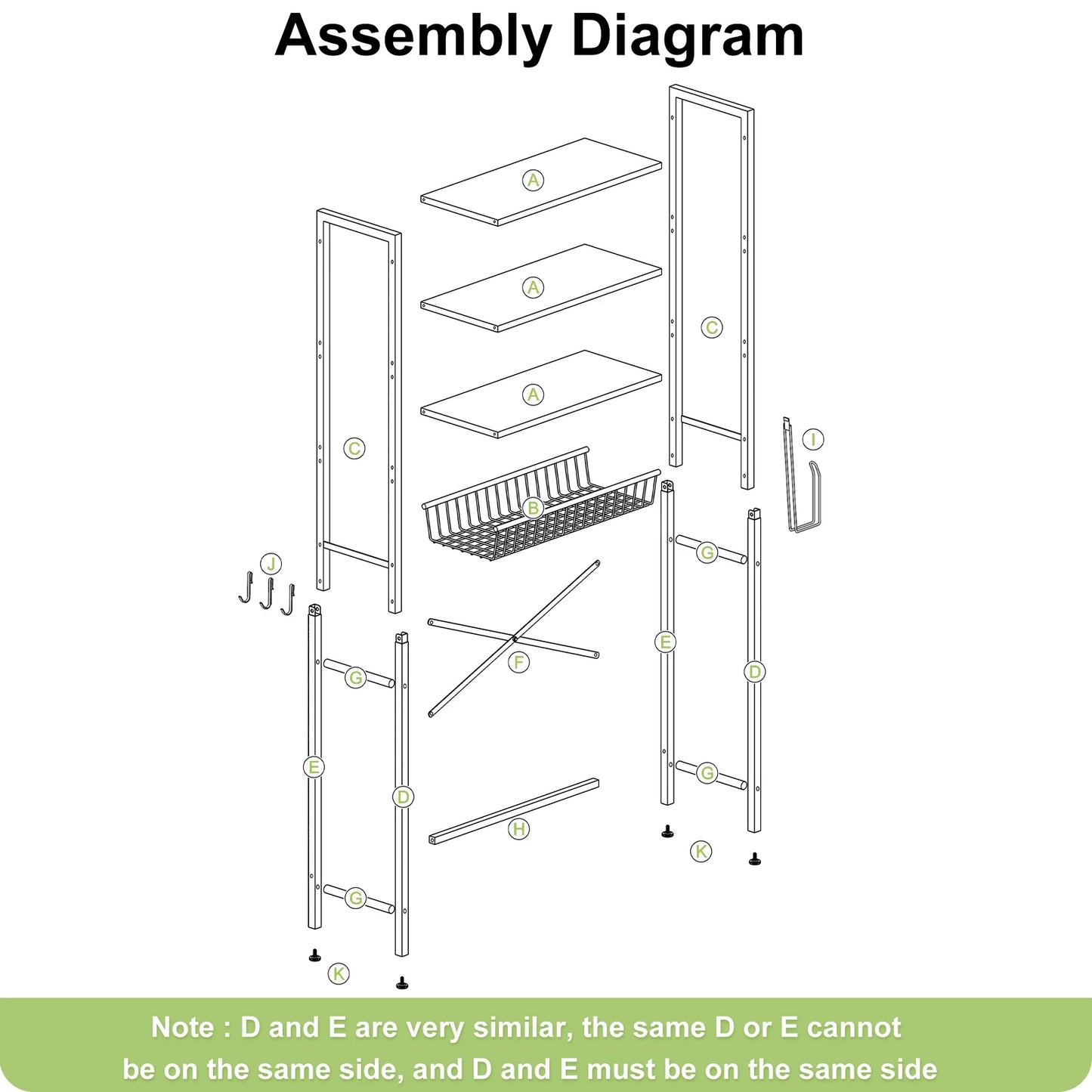 Over The Toilet Storage Shelf, 4-Tier Wooden Bathroom Organizer Adjustable Saver Space Rack